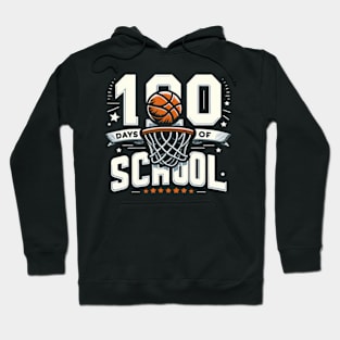 100th day of school Basketball 100th Day Balls Boys kids Hoodie